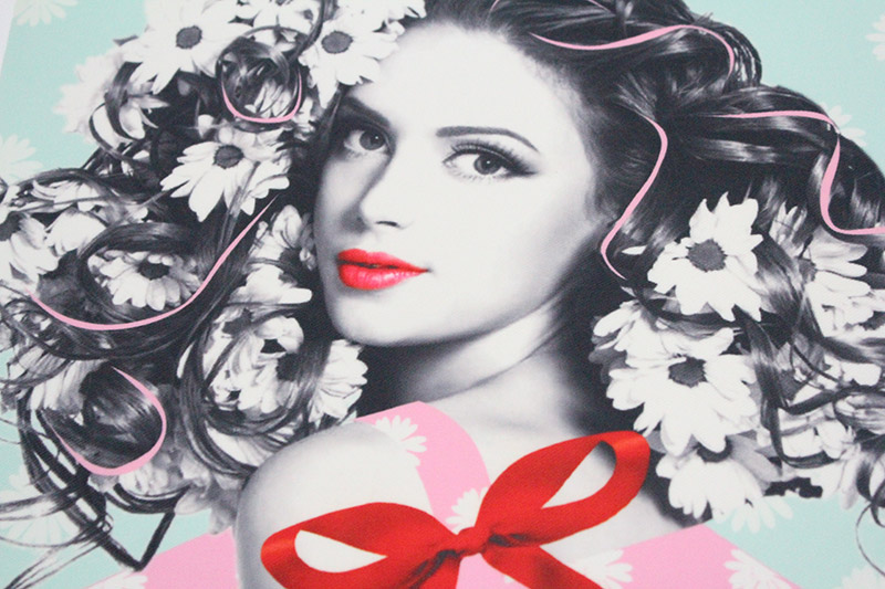 涤纶斜纹布女装定位数码印花