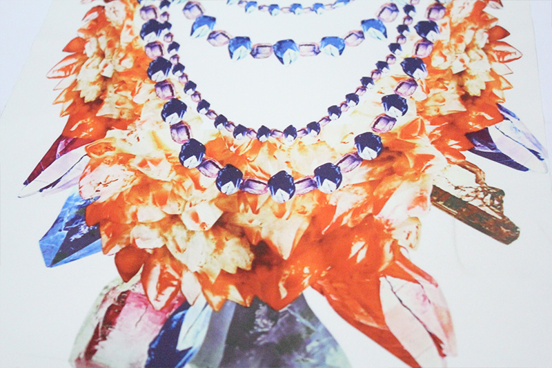 女装空气层面料定位数码印花