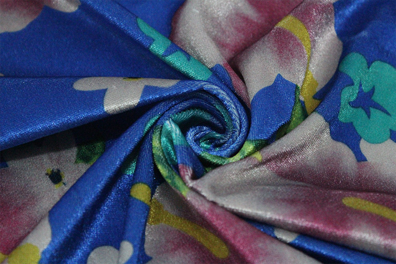 丝光绒数码印花