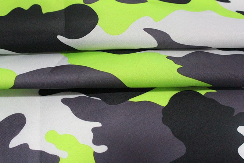 荧光色迷彩数码印花
